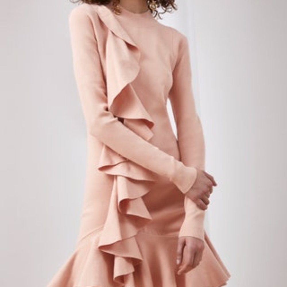 C/MEO COLLECTIVE | Front Ruffle Dress